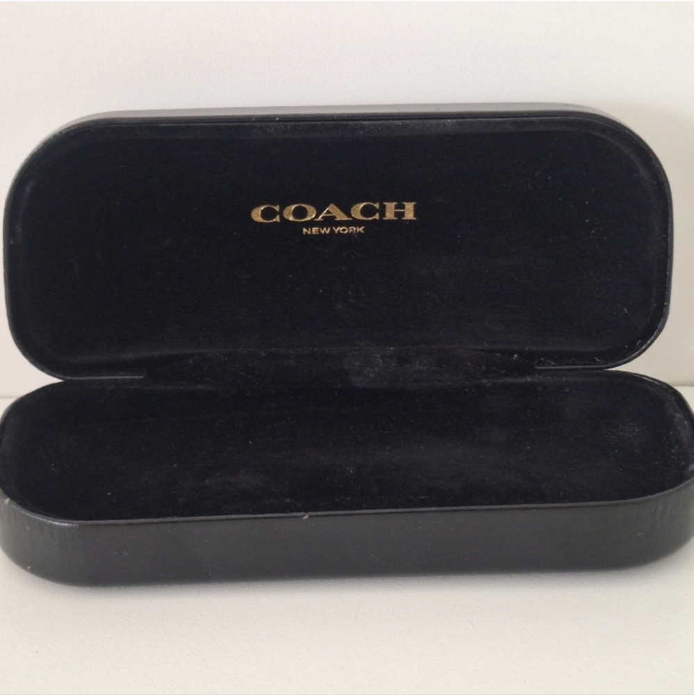 Coach hard shell eyeglasses case